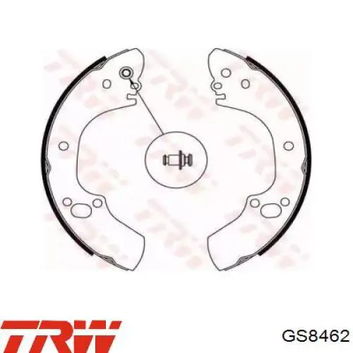 Задние барабанные колодки GS8462 TRW