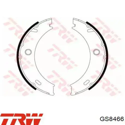 Колодки ручника GS8466 TRW