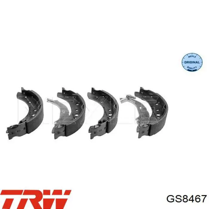 Тормоза рабочие задние ножные и тормозные барабаны TRW GS8467 цена, от 20.42 USD
