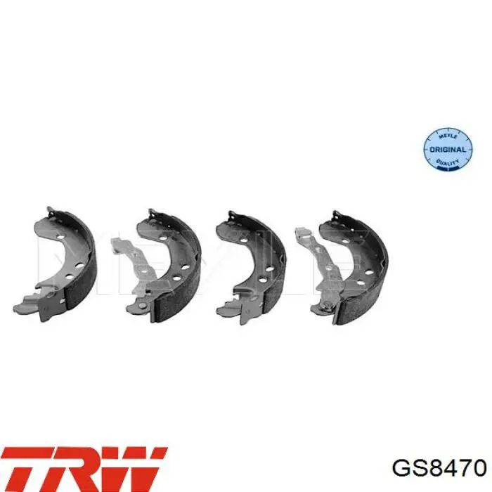 Задние барабанные колодки GS8470 TRW
