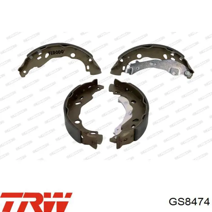 Барабанные колодки TRW GS8474