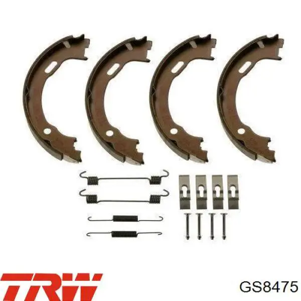 GS8475 TRW Тормозные колодки ручника