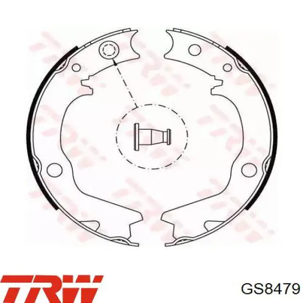 Колодки гальмові задні, барабанні GS8479 TRW