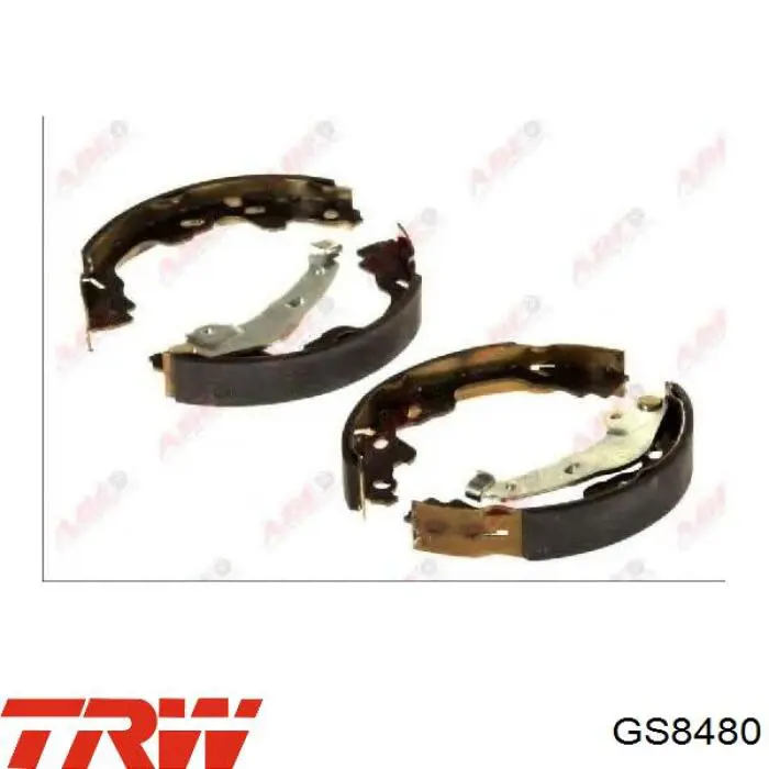 Купить GS8480 TRW Задние барабанные тормозные колодки