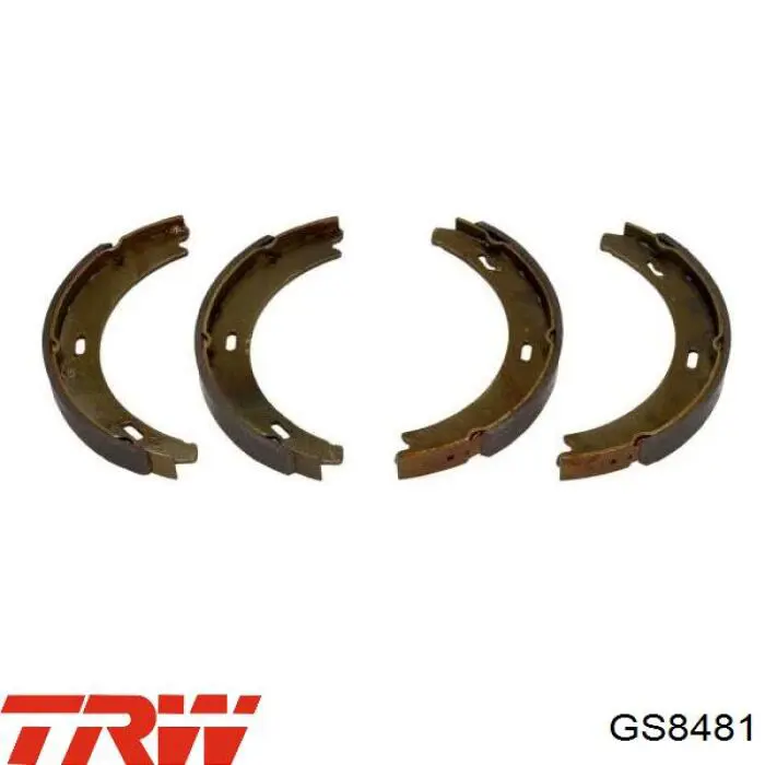 Тормозные колодки стояночного тормоза TRW GS8481 цена, от 22.27 USD