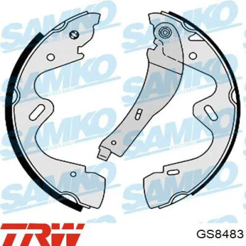 Задние барабанные колодки GS8483 TRW