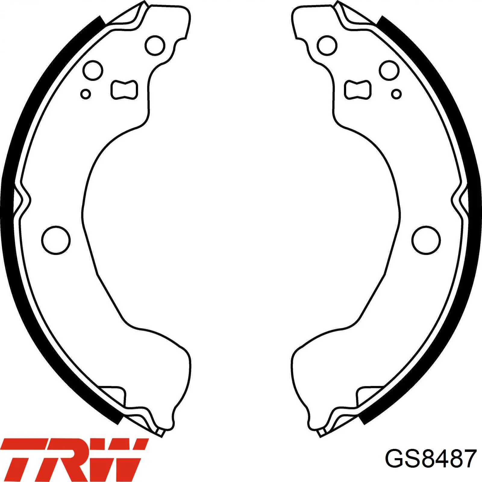 Купить 440608M125 Nissan/Infiniti Задние барабанные тормозные колодки