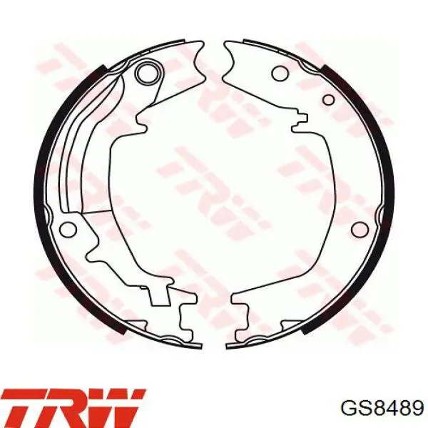 Купить GS8489 TRW Колодки ручника/стояночного тормоза