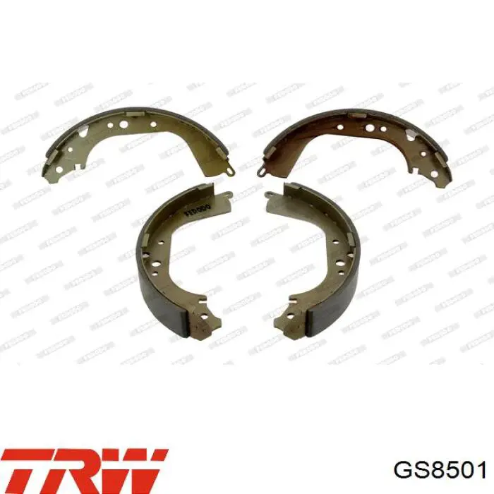 GS8501 TRW Барабанные тормозные колодки
