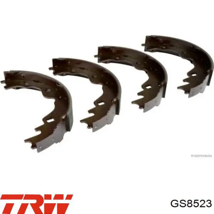 GS8523 TRW Барабанные тормозные колодки