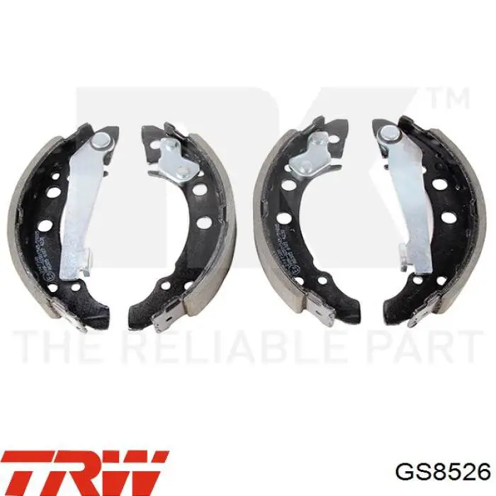GS8526 TRW Барабанные тормозные колодки