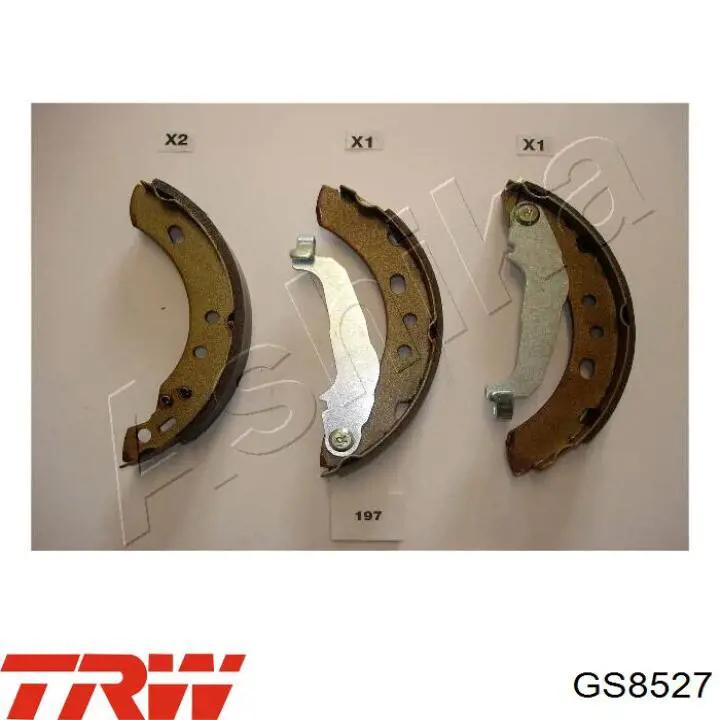 GS8527 TRW Барабанные тормозные колодки