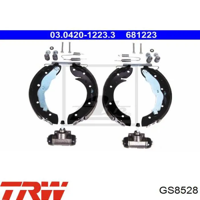 Барабанные колодки TRW GS8528