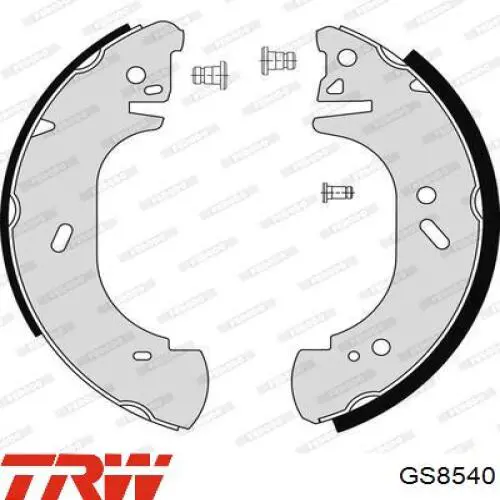 Купить 362561J Jurid/Bendix Задние барабанные тормозные колодки