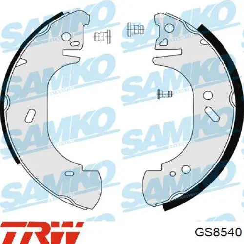 Задние барабанные колодки 362561J Jurid/Bendix