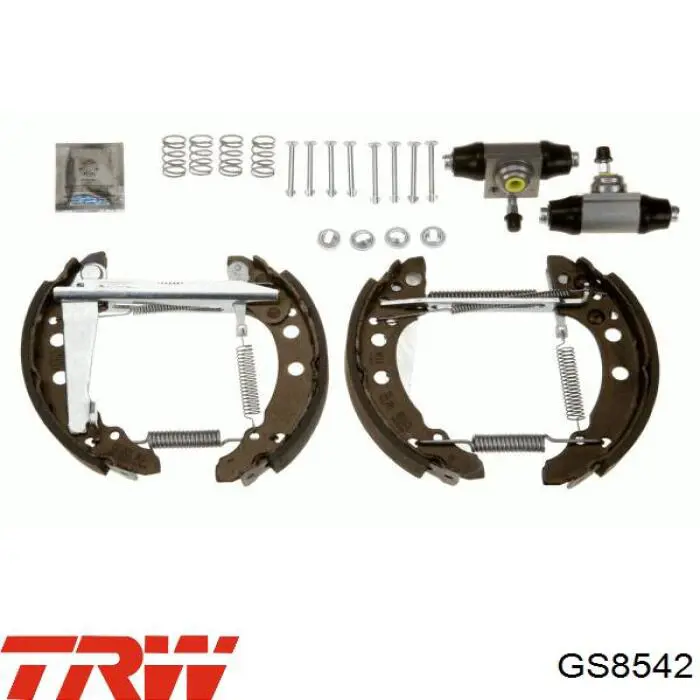 Тормоза рабочие задние ножные и тормозные барабаны TRW GS8542 цена, от 17.19 USD