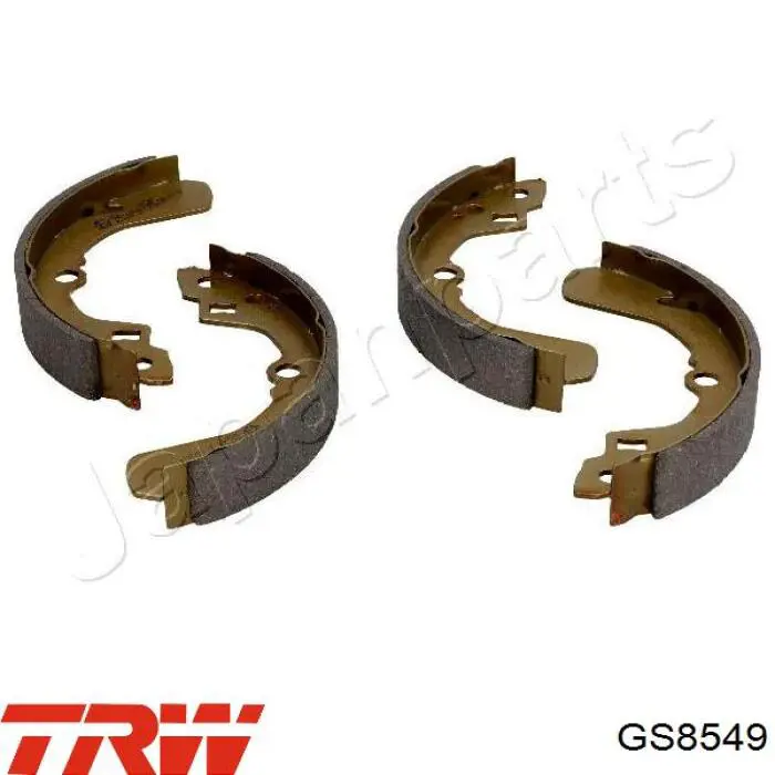 Купить GS8549 TRW Задние барабанные тормозные колодки