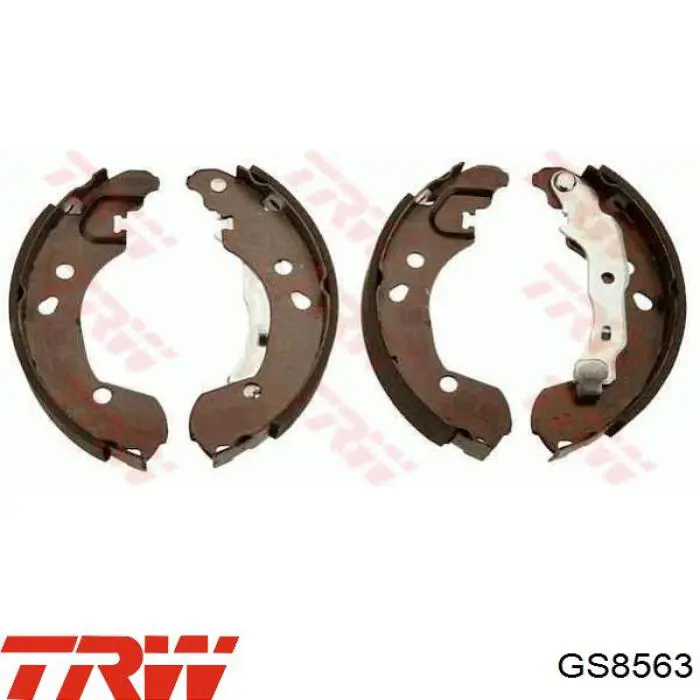 Задние барабанные колодки GS8563 TRW