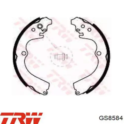 Барабанные колодки TRW GS8584