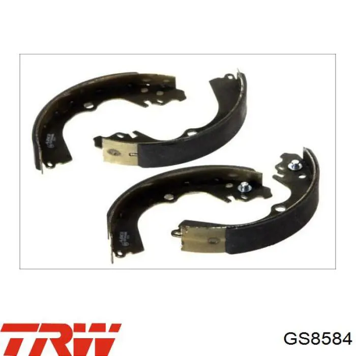 Задние барабанные колодки GS8584 TRW