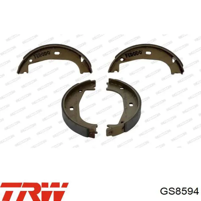 Колодки стояночного тормоза TRW GS8594