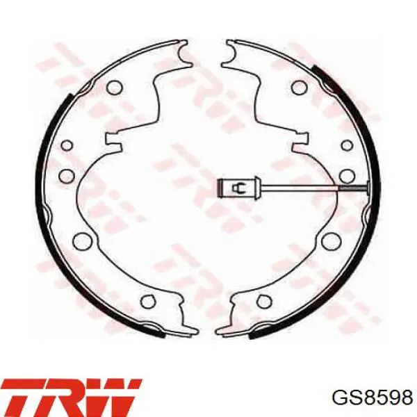 Накладка тормозная задняя (TRUCK) GS8598 TRW
