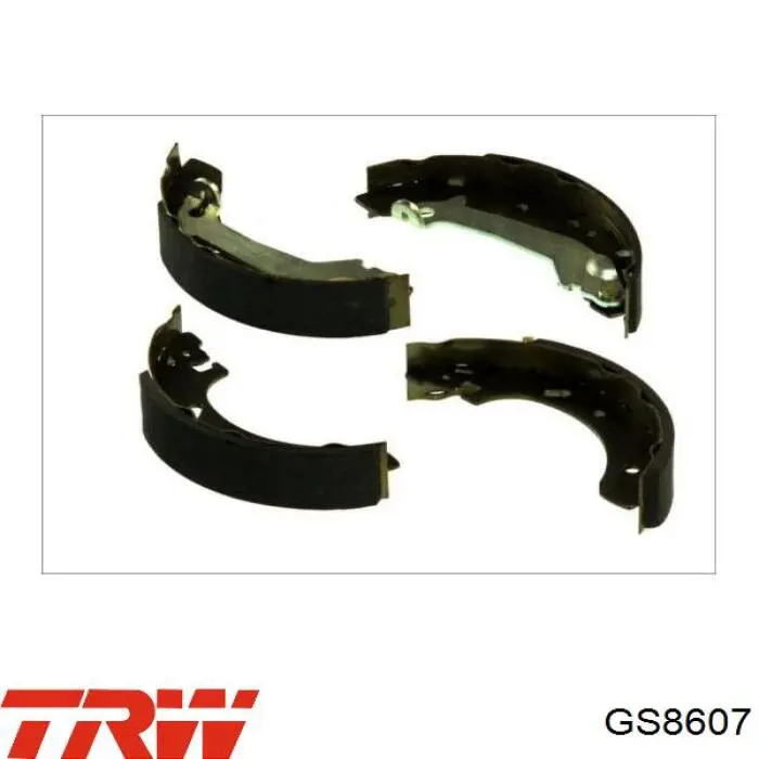 Задние барабанные колодки GS8607 TRW