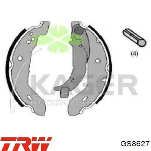 Барабанные колодки TRW GS8627