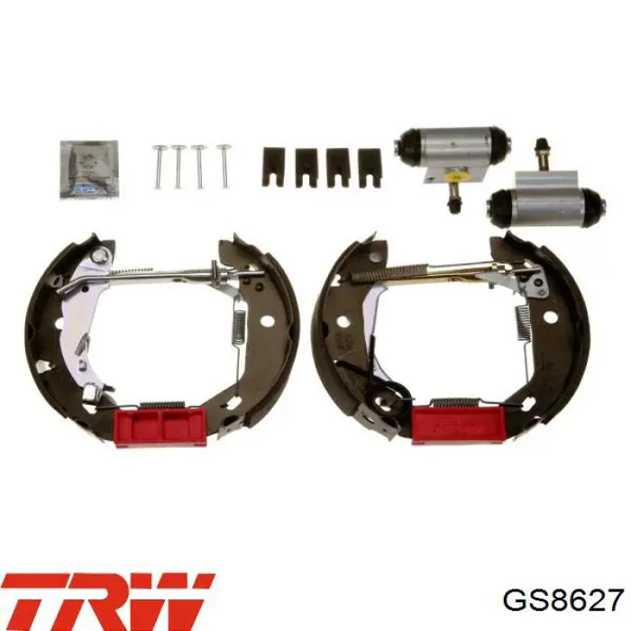 Купить GS8627 TRW Задние барабанные тормозные колодки