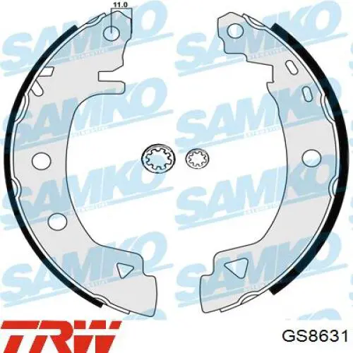Барабанные колодки TRW GS8631