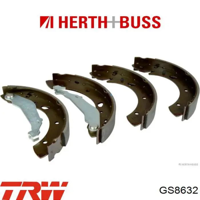 Задние барабанные колодки GS8632 TRW