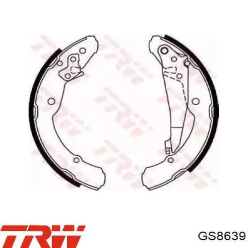 Барабанные колодки TRW GS8639