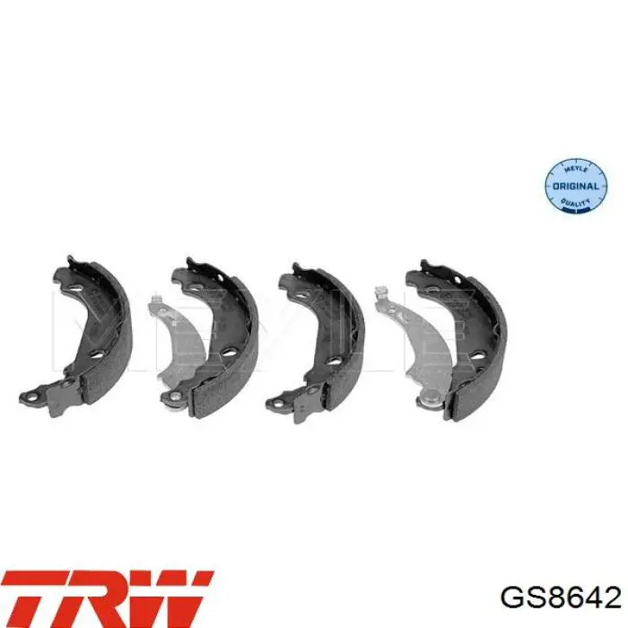 GS8642 TRW Барабанные тормозные колодки