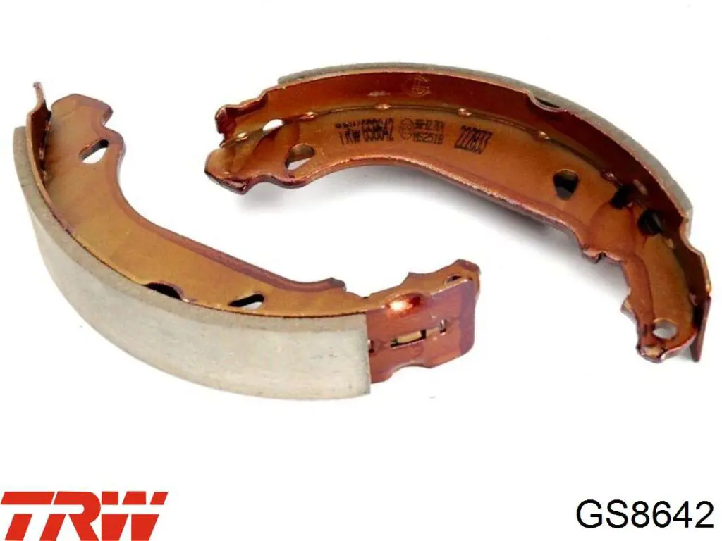 Купить GS8642 TRW Задние барабанные тормозные колодки