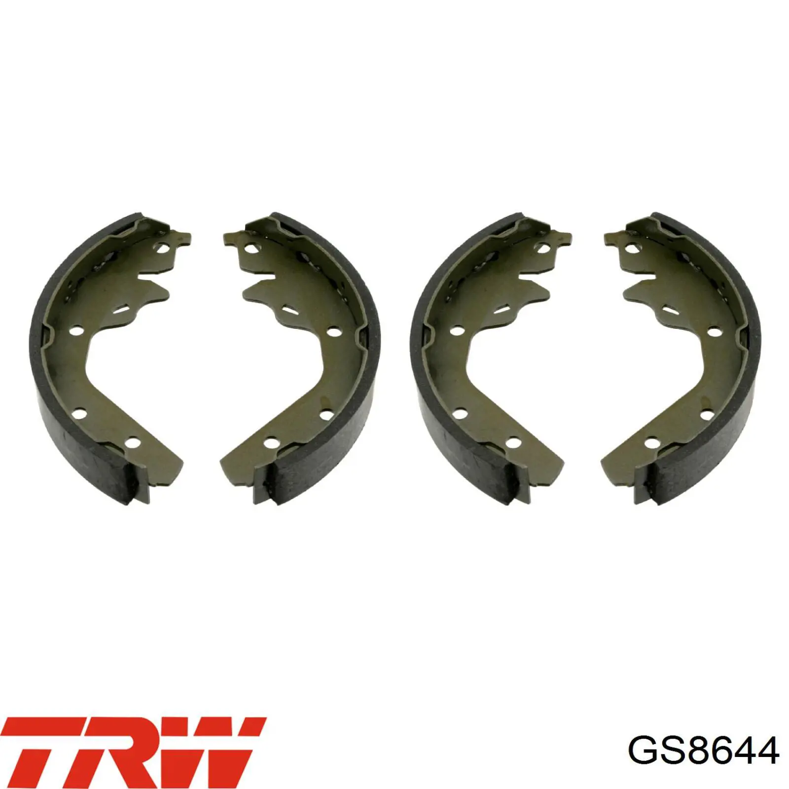 Барабанные колодки TRW GS8644