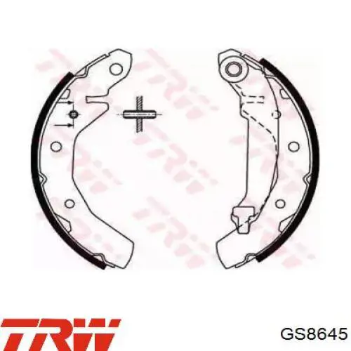 Барабанные колодки TRW GS8645