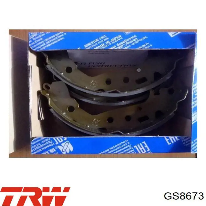 GS8673 TRW Барабанные тормозные колодки