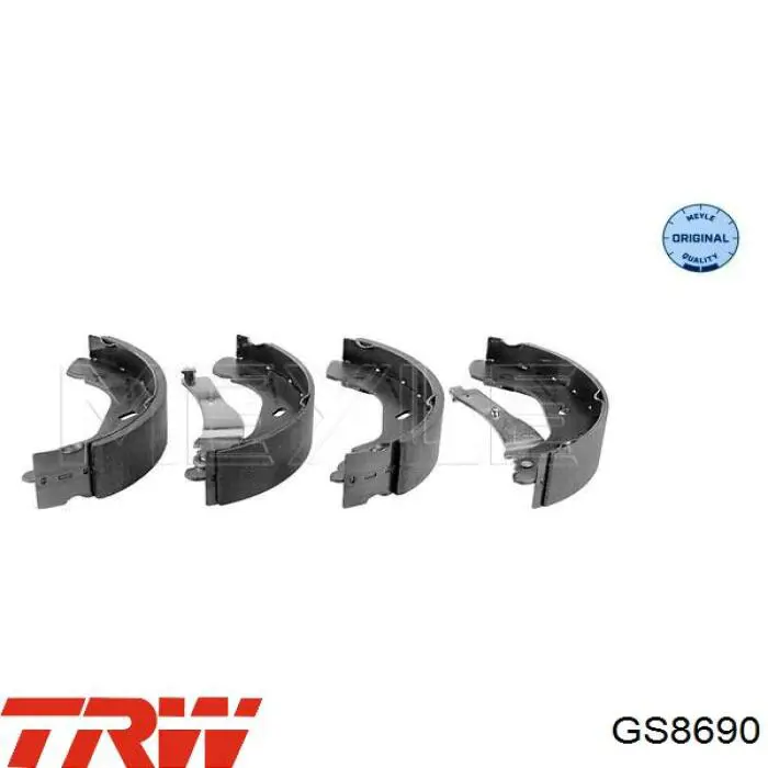 Купить FT30011 Fast Задние барабанные тормозные колодки