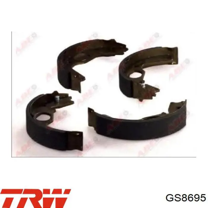 Колодки ручника GS8695 TRW