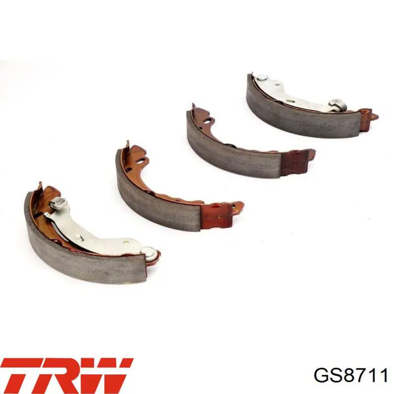 GS8711 TRW задние барабанные колодки