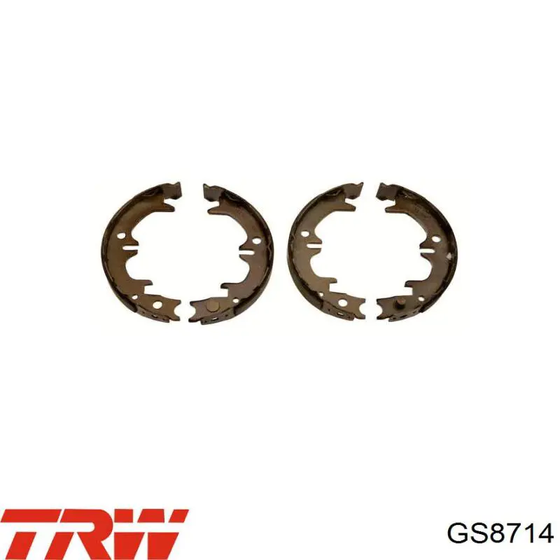 Колодки ручника GS8714 TRW