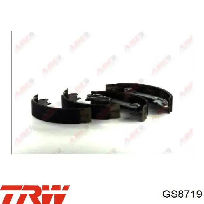 Задние барабанные колодки GS8719 TRW