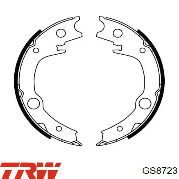 Колодки ручника GS8723 TRW