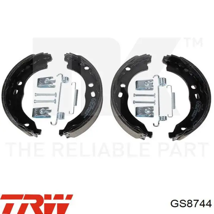 Тормозные колодки стояночного тормоза TRW GS8744 цена, от 34.32 USD