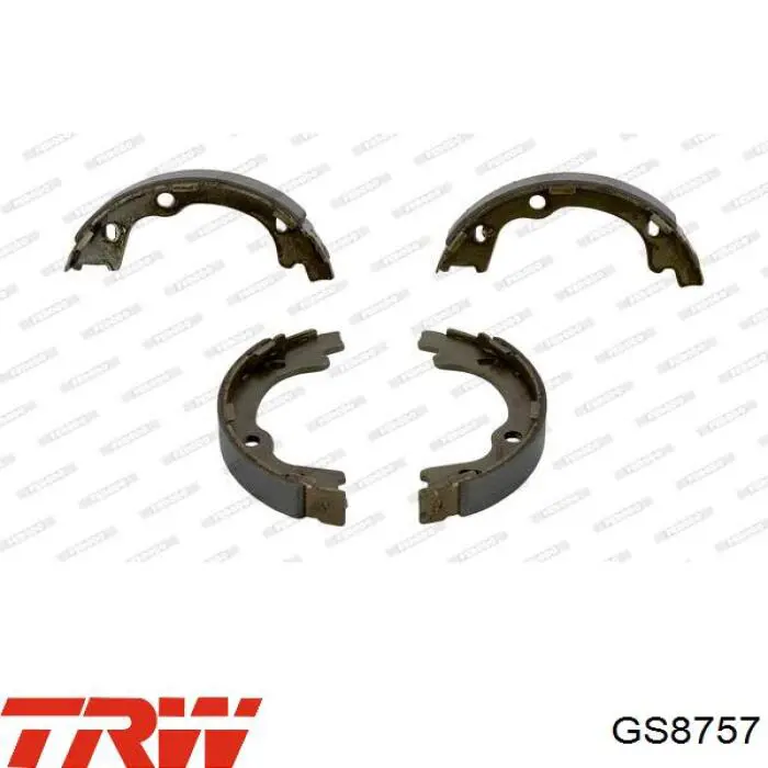 Тормозные колодки стояночного тормоза TRW GS8757 цена, от 21.51 USD