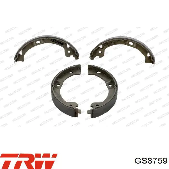 Колодки стояночного тормоза TRW GS8759