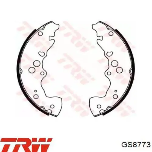 Задние барабанные колодки GS8773 TRW