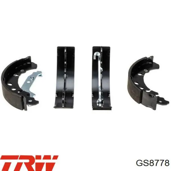 GS8778 TRW Барабанные тормозные колодки