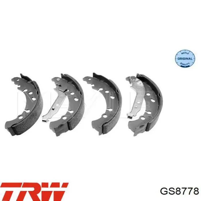Тормоза рабочие задние ножные и тормозные барабаны TRW GS8778 цена, от 26.69 USD