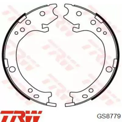 Тормозные колодки стояночного тормоза TRW GS8779 цена, от 27.62 USD